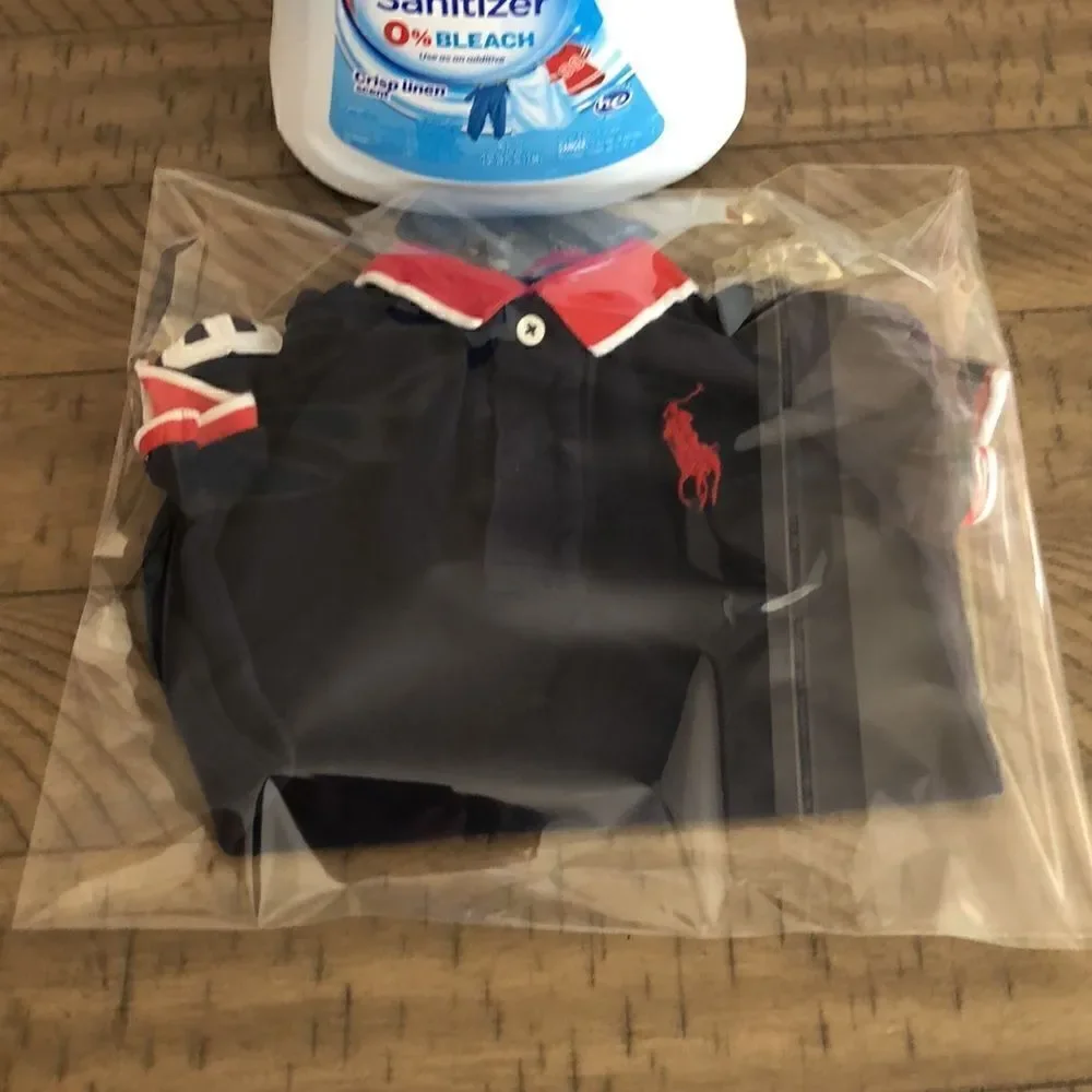 Ralph Lauren Unisex Nautical Vibe 💯 Cotton Onesie Number 3